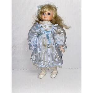 Vintage Brinn's 1986 Porcelain Doll 16" Musical Music Collectible Edition Doll